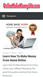 Mobile Screenshot of onlinemakemoneysite.com