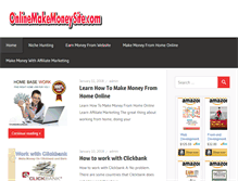 Tablet Screenshot of onlinemakemoneysite.com